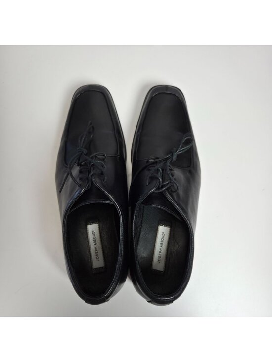 Joseph Abboud Mens Black Leather Lace-Up Split Toe Dress Shoes Size 9D main image 8